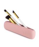 FERYES Magnetic Makeup Brush Holder - Portable Silicone Organizer for Travel | Soft Pink Cosmetic Storage - Buy Online on SooperMarket.com