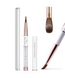 Shine Chance Acrylic Nail Brush Size 2 - 100% Real Kolinsky Art Brush for Professional Acrylic Powder Application - Handmade Manicure Tool for DIY and Salon Use - Buy Online on SooperMarket.com