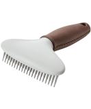 HUNTER SPA detangling comb two-row for removing loose hair and dandruff 16 x 11.5 cm grey / brown 41 teeth - Buy Online on SooperMarket.com