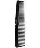 Hair Comb Black Professional Hairdressing Carbon Fiber Comb Master Barber and Salon Anti Static Heat Resistant Strong & Durable Medium and Fine Tooth By Majestik+ 19cm - Buy Online on SooperMarket.com