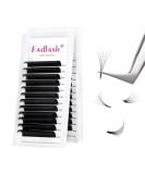 Fadlash Easy Fan Lashes DD Curl 0.03 13-16mm Mixed Length - Natural Look Self Fanning Russian Eyelashes Extensions - Buy Online on SooperMarket.com