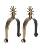 Asixxsix Western Spurs - Rust-Proof Zinc Alloy Cowboy Spurs for Men and Women Riders | Exquisite Equestrian Gear Accessories - Buy Online on SooperMarket.com