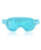 NEWGO Cooling Gel Mask for Puffy Eyes Reusable Hot Cold Therapy for Migraine Headache Dark Circles Dry/Swollen Eyes Sinus Pain Light Blue - Buy Online on SooperMarket.com