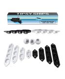 Tipsy Ships Beer Pong Set V2 - Ultimate Battle Pong Party Game with 8 Ship Trays and Ping Pong Balls - Fits Standard Plastic Cups - Battle on Any Table! - Buy Online on SooperMarket.com