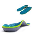 Plantar Fasciitis Arch Support Orthopedic Insoles Relieve Flat Feet Heel Pain Shock Absorption Comfortable Inserts UK-6-25CM--9.87" Green - Buy Online on SooperMarket.com