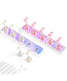 2 Set Nail Stand for Press-On Nails Display - Aurora Acrylic Exercise Hand for Nail Design & Magnetic Tips - Buy Online on SooperMarket.com