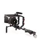 Filmcity DSLR Camera Shoulder Support Rig Kit with Cage & Matte Box | Compatible with DV, HDV, and DSLR Video Camcorders | Includes Free Offset Z Bracket (FC-02) - Buy Online on SooperMarket.com