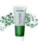 Turelifes Chunky Glitter Gel - Festival Body, Hair, and Nail Makeup - 50ml Liquid Eyeshadow in Green - Long Lasting and Easy to Apply - Buy Online on SooperMarket.com