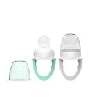 Dr. Brown's Fresh First Silicone Feeding Station Mint Green and Grey 2 Pack mint - Buy Online on SooperMarket.com