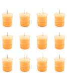 Pajoma Vanilla Votive Candle Set 12 Premium 55g Candles | Marble Design 17 Hours Burn Time 5cm Height | Perfect for International Shipping - Buy Online on SooperMarket.com
