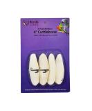 Pack of 4 Medium Cuttlebones for Birds, Tortoise, Snails, and Parakeets - Calcium Block Alternative for All Breeds - 3.5 to 4 Inches - Buy Online on SooperMarket.com
