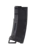 Lancer Tactical Airsoft M4 M16 Series Polymer 130 Round Transparent Window High Speed Mid-Cap Airsoft Magazine Color Smoked/Blue/Green/Red/Purple/Black/Gray/Tan - Buy Online on SooperMarket.com