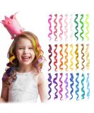 Dreamlover Colored Hair Extensions for Kids, Crazy Hair Day Accessories, Rainbow Clip in Hair Extensions for Girls, 24 Pieces Multi colors A - Buy Online on SooperMarket.com