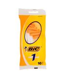 Bic 1 Disposable Razors Pack of 10 - Affordable High-Quality Razors for Smooth Shaving | International Shipping Available - Buy Online on SooperMarket.com