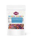 Rulop Dairy Free Rainbow sprinkles 200g Colourful Sugar Strands That Are a Tasty and Exciting Option For Topping Cakes Ice Cream and Cookies - Buy Online on SooperMarket.com