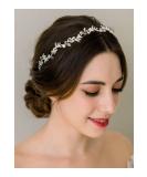 SWEETV Rhinestones Bridal Headband Silver Crystal Wedding Headpieces for Brides Hair Pieces for Bridesmaid Flower Girl Hair Accessories - Buy Online on SooperMarket.com