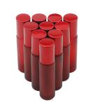 Kesell 10ml Glass Essential Oil Roller Bottles - Set of 10 Red Roller Balls - Buy Online on SooperMarket.com