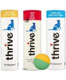 thrive 100% Real Cat Treats - Pack of 3 (Tuna and Chicken and White Fish) and free toy ball - Buy Online on SooperMarket.com