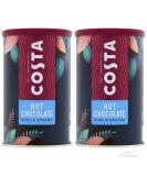 Costa Hot Chocolate Rich & Creamy Smooth with Sprinkles + Wooden Spoon | 2-Tin Bundle - Buy Online on SooperMarket.com