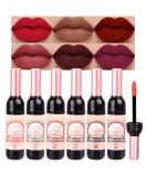 evpct 6Pcs Wine Bottle Lip Tint Stain Matte All Day Liquid Lipstick Lip Gloss Sets for Women labiales mate 24 horas originales labiales magicos Wine bottle Red Matte Long Lasting 24 Hour Lipstick 01 6 Count (Pack of 1) G... - Buy Online on SooperMarket.com