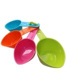Rypet Pet Food Scoop Set - Measuring Cups and Spoons for Dog, Cat, and Bird Food - Set of 4 (Random Color) - Buy Online on SooperMarket.com