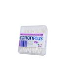 Cotton Plus Makeup Cotton Sticks - 80 Pieces | Dual Heads for Versatile Beauty Application | Cotton FiOC - Buy Online on SooperMarket.com