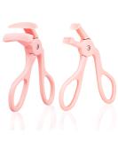 Buy 2 Style Eyelash Curler - Quick 5-Second Curling with Extra Silicone Pads - Perfect Long-Lasting Curls in Pink - International Shipping Available - Buy Online on SooperMarket.com