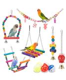 LovyoCoCo ESRISE Bird Parakeet Cockatiel Parrot Toys - 7 Pcs  - Buy Online on SooperMarket.com