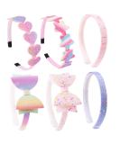 Lizioo 6 Pack Girls Headbands Glitter Kids Headbands Bow/Heart/Star Headbands Sweet Hairband For Toddler/Girls/Teens Set-B - Buy Online on SooperMarket.com
