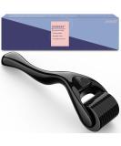 Derma Roller Microneedle Kit - 0.25mm Titanium Needles for Face & Beard - Home Use (Black) | International Shipping Available - Buy Online on SooperMarket.com