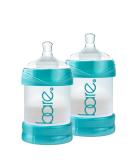 Bittylab Bare Air-Free 4oz Twin w/Easy-Latch Nipples - Reduce Reflux, Colic, Gas & Fuss. Ideal for 0-6 Months Babies. Includes Easy Instructions - Buy Online on SooperMarket.com