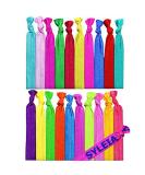 Syleia 20 Hair Ties - Candy Shop Colors - Bonus Hair Tie - Elastic Ponytail Holders 20 Pack - Buy Online on SooperMarket.com