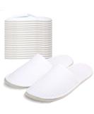 Anmerl Spa Slippers for Men and Women - Premium Bulk Hotel Slippers - Breathable Soft Cotton House Guest Slippers - Non Slip, Washable, Reusable - 10 Pairs (White) 6-11 Women/6-10 Men White - Buy Online on SooperMarket.com