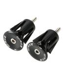 Wake Bar End Plugs - Bicycle Handlebar Caps for MTB, Road Bike, BMX - 2 Counts Rubber Sponge Aluminum - Black/Red/Gold/Blue/Gray - Buy Online on SooperMarket.com