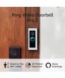 Ring Video Doorbell Pro 2  Best-in-class with cutting-edge features (existing doorbell wiring required)  2021 release Doorbell only - Buy Online on SooperMarket.com