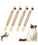 Tsathoggua 4 pcs Matatabi Silvervine Chew Sticks Natural Cat Chew Toy Catnip Toy for Cats Cat Sticks Cat Teeth Nip Cat Teeth Cleaning Kitty Dental Chew Stick Kitten Teething and Stress Release - Buy Online on SooperMarket.com