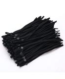 Hollosport 80PCS Extra Long Adjustable Elastic String for Face Masks 1/4 x 6 Inch, Soft Black Elastic Cord Ear Loops Straps Bands Ropes with Buckle Adjuster Lock for Craft Sewing 6.0 Inch x 80Pcs Black - Buy Online on SooperMarket.com