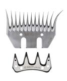 MasXirch 13 Curved Tooth Sheep Shear Clipper Replacement Blades for fit Oster Lister Heiniger Sheep Clippers Detachable Animal Trimmer Shears for Grooming Goats Lambs Llamas Alpacas - Buy Online on SooperMarket.com