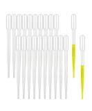 moveland 200PCS 3ml Disposable Plastic Transfer Pipettes Calibrated Dropper Suitable for Science Laboratory DIY Art - Buy Online on SooperMarket.com