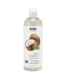 Now Foods Solutions Liquid Coconut Oil Pure Fractionated 16 fl oz (473 ml) - Buy Online on SooperMarket.com