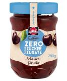 Schwartau Extra Zero Black Cherry fruit spread without added sugar 15 kcal per 25g 280g 280g (1 pack) Black Cherry - Buy Online on SooperMarket.com