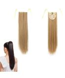 Prinfantasy Halo Hair Extension Wrap Around Ponytail 22 inch - Synthetic Hairpiece for Women - Straight Fashion Style Clip in Ponytail GBMW049 - Buy Online on SooperMarket.com
