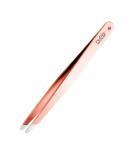 Rubis Classic Stainless Steel Slanted Tweezers with Real Ruby | Luxury Collection 1K103REDRU - Red Gold - Buy Online on SooperMarket.com