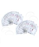 Eye Gel Pads Lint Free Eyelash Patches 100 Pairs Under Eye Gel Pads for Pro Salon and Individual Eyelash Extension (SILVER) - Buy Online on SooperMarket.com