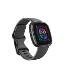 Fitbit Sense 2 Advanced Health and Fitness Smartwatch with Tools to Manage Stress and Sleep, ECG App, SpO2, 24/7 Heart Rate and GPS, Shadow Grey/Graphite, One Size (S & L Bands Included) - Buy Online on SooperMarket.com