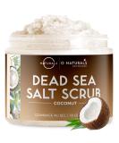 O Naturals Exfoliating Coconut Oil Dead Sea Salt Deep-Cleansing Face & Body Scrub. Anti-Cellulite Tones Helps Oily Skin, Acne, Ingrown Hairs & Dead Skin Remover. Essential Oils, Sweet Almond 18oz Coconut & Salt Scrub - Buy Online on SooperMarket.com