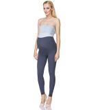 SoftSail Maternity Leggings with Belly Support - High Waisted Cotton Trousers for Pregnancy, 20 Denim - Buy Online on SooperMarket.com