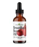 Buy 100% Organic Buriti (Aguaje) Fruit Oil - 2oz Cold-Pressed Glass Bottle | Pure Natural Moisturizer for Skin Hair & Face | Imported from Brazil - Buy Online on SooperMarket.com