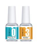 TOMICCA Dipping Top & Base Coat and Activator Large Capacity Liquid Set 2x15ml Dip Powder System Starter Kit No UV/LED Dip Manicure Set of Liquids for Dipping Powder Nail Polish 2Pcs - Buy Online on SooperMarket.com