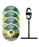 SF Clear Nylon Tippet Line with Holder Fly Fishing Tippets Leaders Trout 0X 1X 2X 3X 4X 5X 6X 7X 4 Pieces with Holder/30M 3-4-5-6X-30M-33Yds - Buy Online on SooperMarket.com